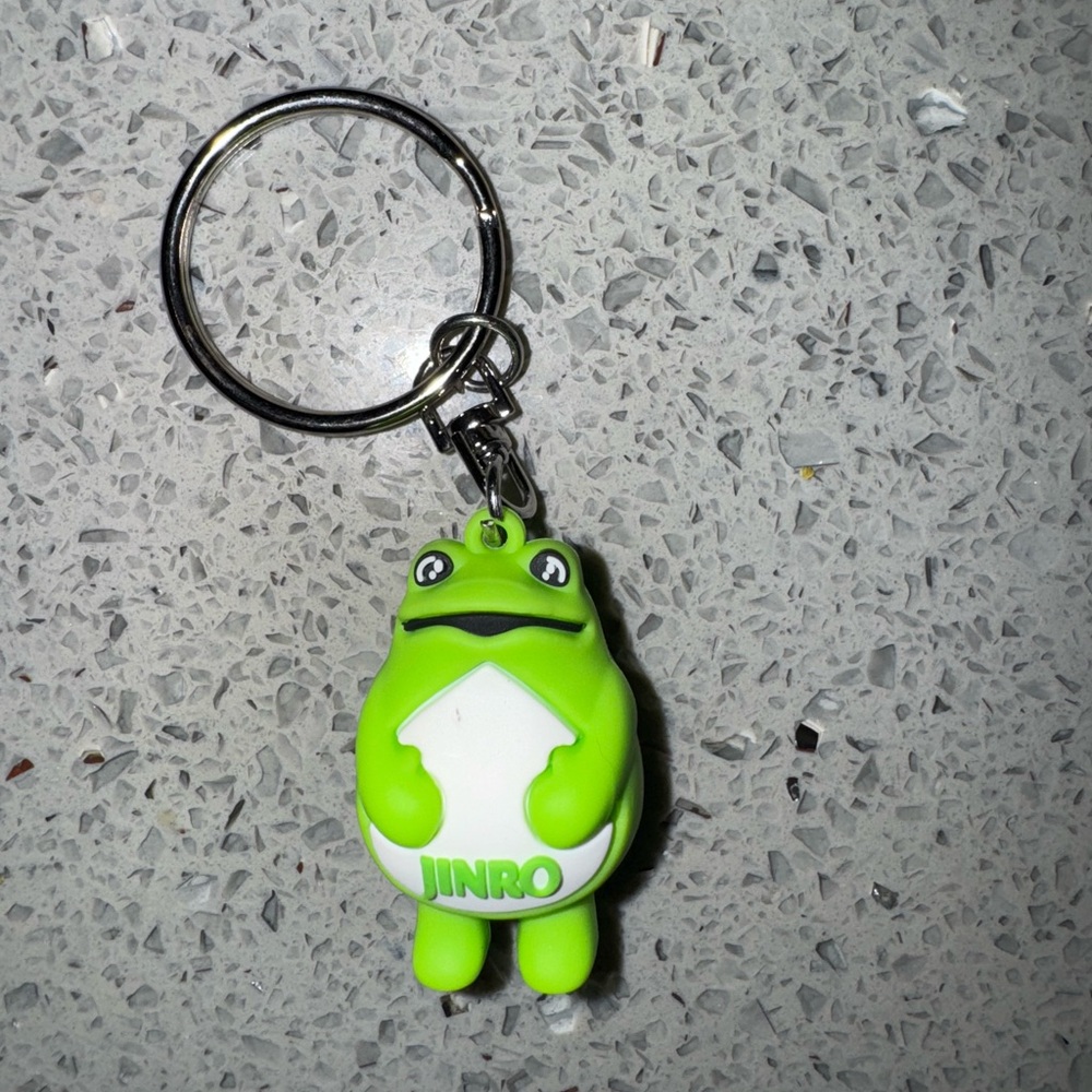 Green Frog Jinro Keychain